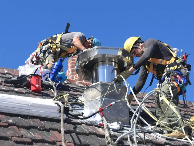 Protective chimney cap installed by Fort Myers Chimney Sweep in Fort Myers, FL
