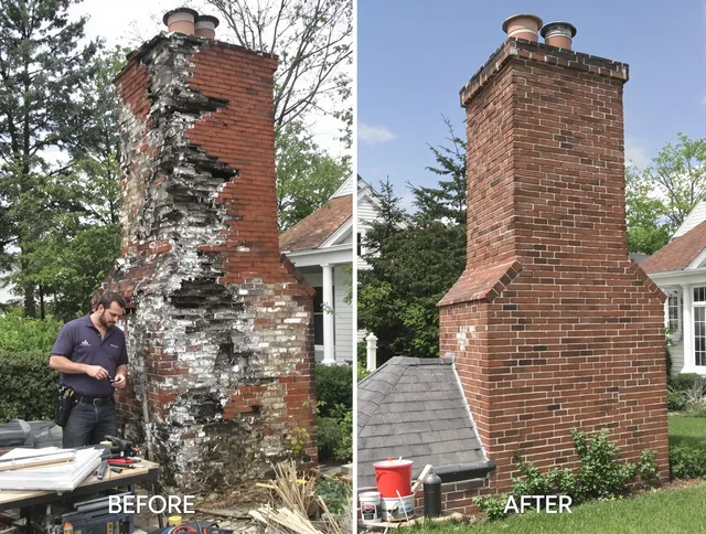 Fort Myers Chimney Sweep performing a full chimney restoration in Fort Myers, FL