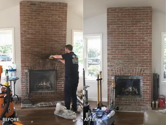 Finished chimney sweeping service by Fort Myers Chimney Sweep in Fort Myers, FL