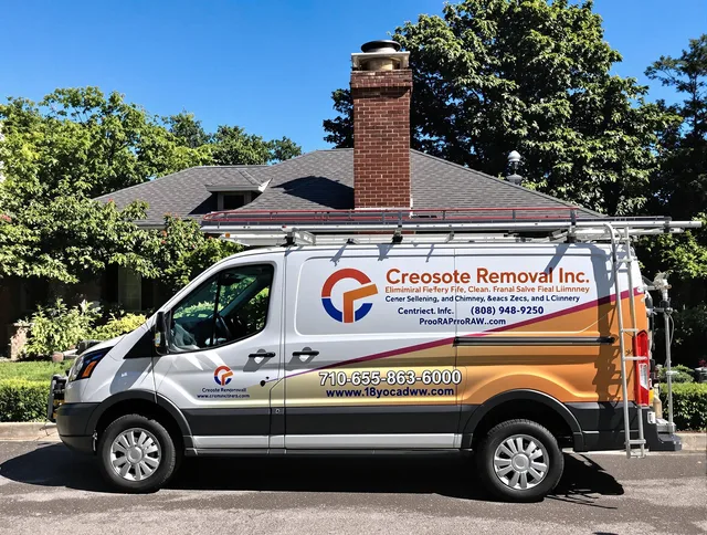 Fort Myers Chimney Sweep technician removing creosote safely in Fort Myers, FL