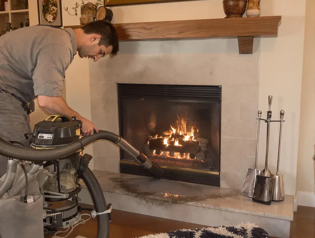 Routine fireplace upkeep by Fort Myers Chimney Sweep in Fort Myers, FL