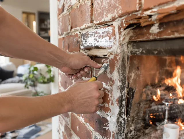 Routine fireplace repair by Fort Myers Chimney Sweep in Fort Myers, FL