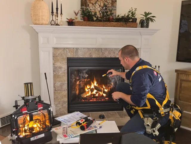 Safety-focused fireplace inspection by Fort Myers Chimney Sweep in Fort Myers, FL
