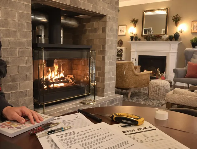 Fort Myers Chimney Sweep verifying fireplace safety measures in Fort Myers, FL